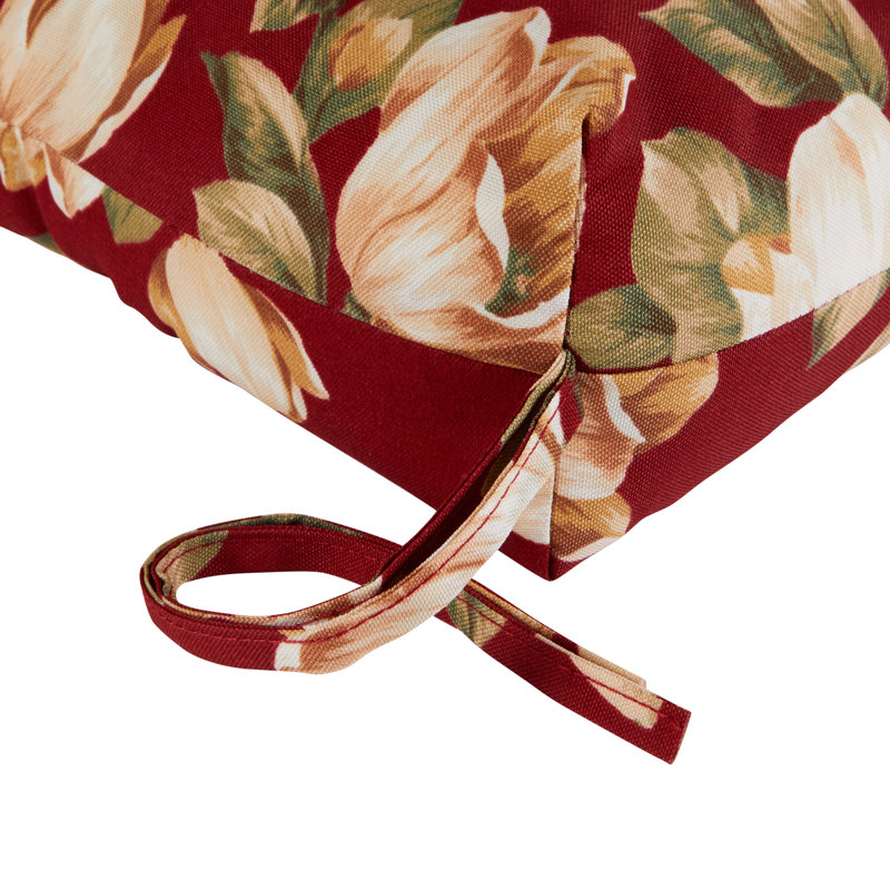 Shipton Outdoor Bench Seat Cushion, Roma Floral, 44" W x 17" D, 4"
