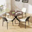 Ensemble de table de salle à manger rond en bois-1859249066-1859249067