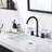 Two Handles Widespread 8 Inch Bathroom Faucet-110712796