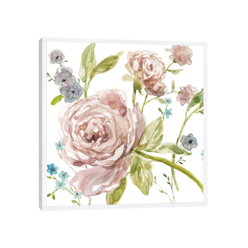 Summer Whisper I by Carol Robinson - Painting on Canvas, White Framed, 66.04 cm H x 66.04 cm W