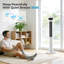 Electactic 43" Tower Fan With 85° Oscillation, Remote Control, 3 Modes & 12h Timer-125491370