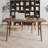 Nut-brown Rectangular Solid Wood Writing desk-613956644