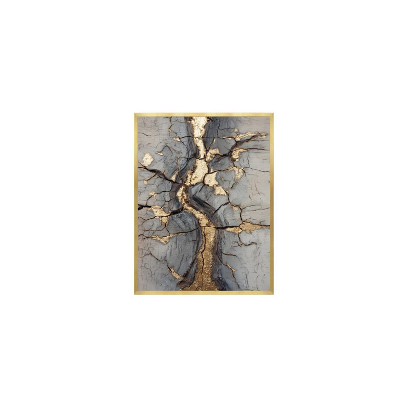 Éclat de fracture, 40" H x 53" W