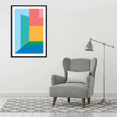  «Colorspace Part 1», art abstrait sur toile géométrique