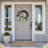 21'' Wreath with Hydrangeas and Berries