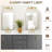 3-Light Bathroom Vanity Light With Clear Hammered Glass-1394658709