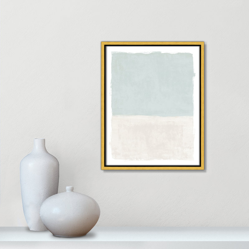 Ocean Tides I Print by Natalie Carpentieri, 12.5'' W x 15.5'' H, Gold Floater