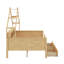 Lits plateforme Woodhouse avec DEL, tablettes de rangement, tiroirs et garde-corps-1906430423