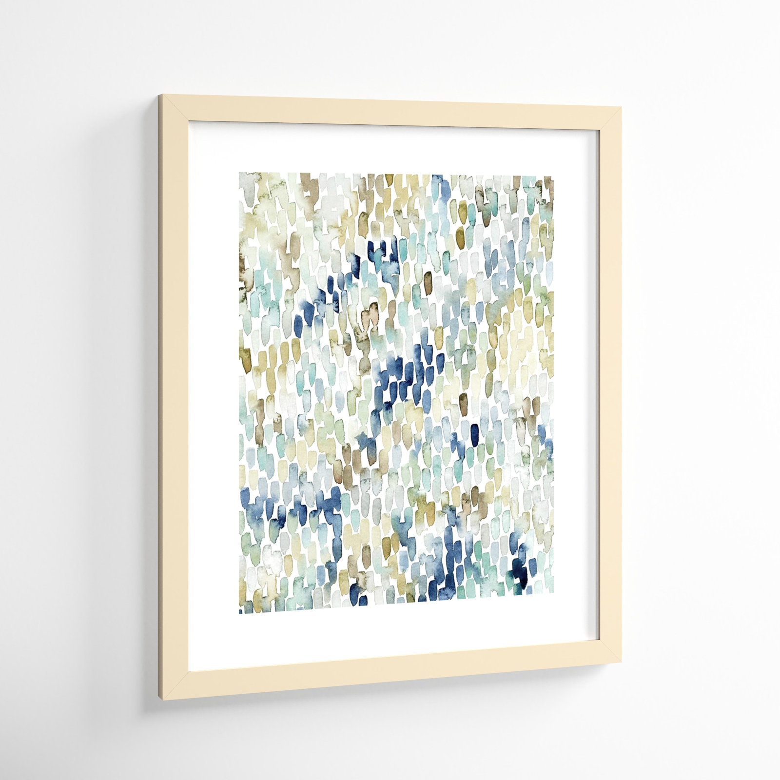River Wavelets I by Grace Popp, Natural Framed Paper, 25" H x 21" W