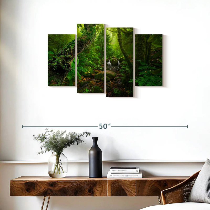 Paysage de forêt tropicale d'Alvord, H 22 po x l 36 po