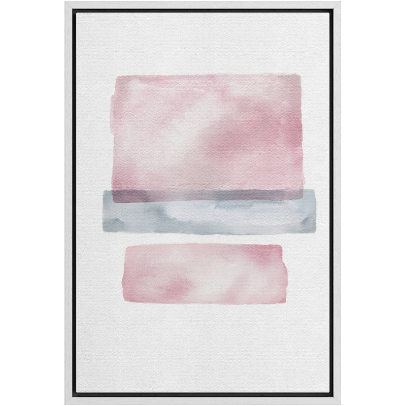 Blocs d'aquarelle brillants IDÉE4WALL WIN06, H 24 po x l 16 po x P 1,5 po, Blanc