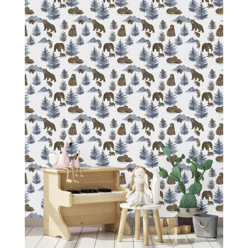 Carreau de papier peint l 25 po, L 2,09 pi x L 10,42 pi