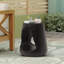 Table d'appoint Mgo Hollow, texture de bois-1396275461