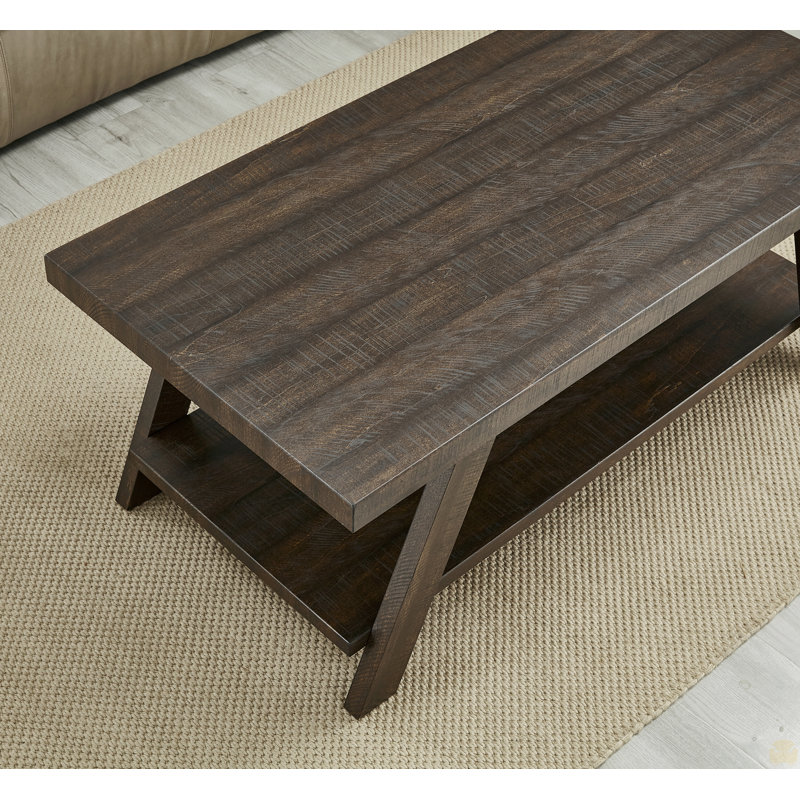 Table basse en bois, Espresso