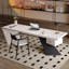White Rectangular Solid Wood with 1 drawers writing desk, Computer desk-118435188-118435185