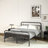 14" Metal Bed Frames  , No Box Spring Needed, Platform Bed Noise Free, Bedrooms With Elegant Modern Design,Queen-155294139