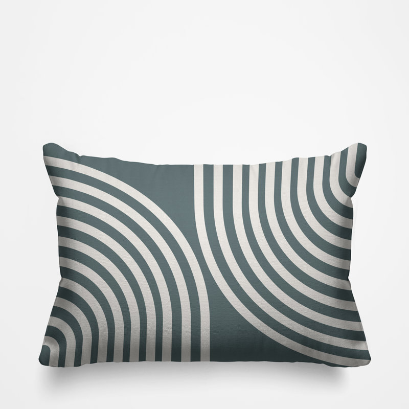 Coussin décoratif intérieur / extérieur Kumba, gris