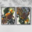 Impression encadrée orange-verte I-Premium - prête à être accrochée - aucun clou requis - aucun clou requis-326785809-326785819