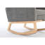 Fauteuil à bascule coulissant pour chambre d'enfant avec poche latérale et pieds en bois massif, chaise berçante d'appoint moderne, fauteuil confortable, profondeur 30,21 po, largeur 25,21 po, hauteur 40,2 po, poids 42,31 lb, mélange gris foncé-1494687031