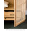Nordic Solid Wood Rattan Woven Wardrobe