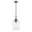 Luminaire suspendu en forme de cloche à 1 lumière Norborne en noir mat-86792465