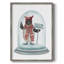 «Christmas Penguin Snow Globe», reproduction encadrée - bois massif-1895286414