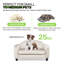 Canapé pour animal de compagnie avec coussin amovible pour petit chien moyen-2004357798