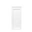 Armoire blanche pour ranger le vin et les dossiers dans le salon