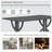 6-Piece Rectangular Dining Table Set With 4 Upholstered Chairs And 1 Bench-1206684501