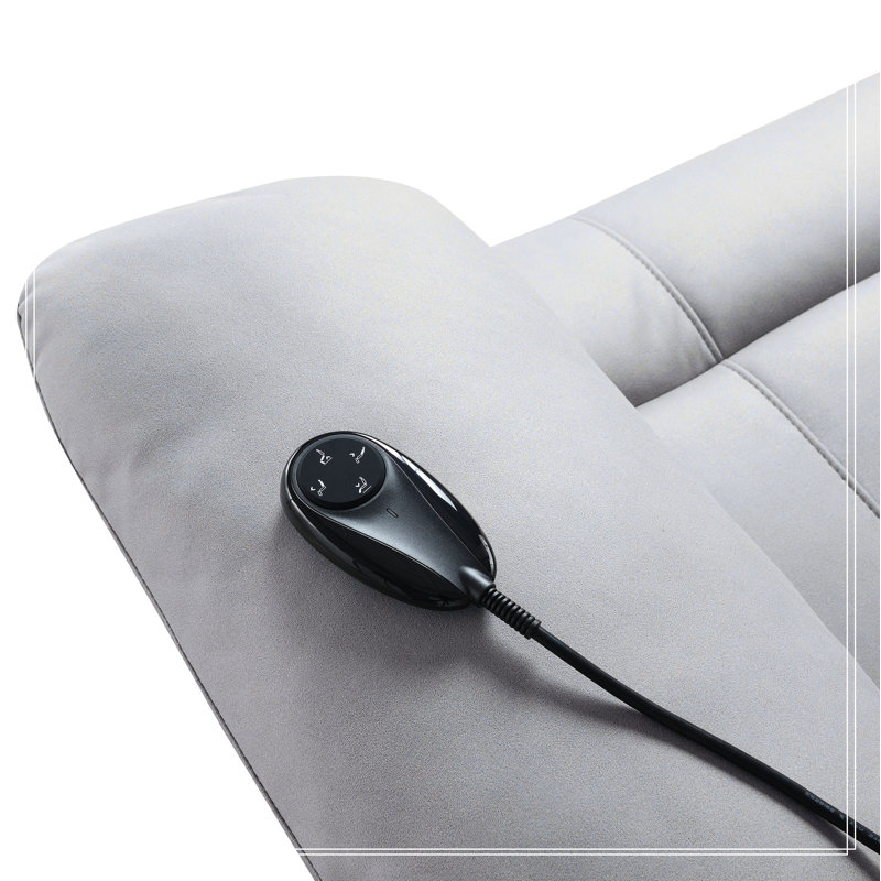 Comfortable Power Motion Recliner with Advanced Functions for Ultimate Relaxation, Light Gray