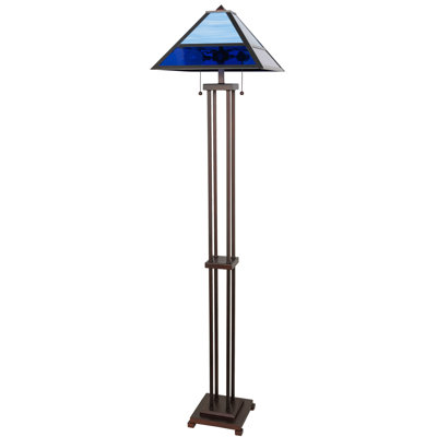 Split Mission Floor Lamp