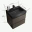 Meuble-lavabo mural 24 po avec lavabo, grand meuble-lavabo flottant mural pour salle de bain moderne, lavabo une pièce sans drain, pré-assemblé-107238827-107238830