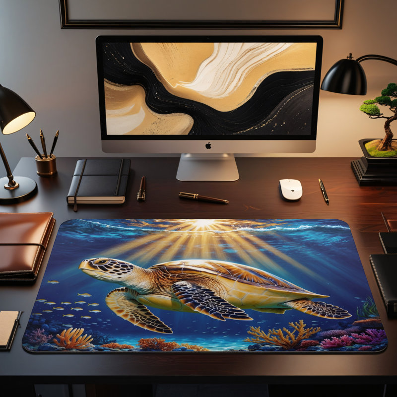 Polyester Desk Pad, 23.6x13.8