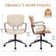 Cuir d'unité centrale avec chaises de bureau modernes en noyer-1130996149