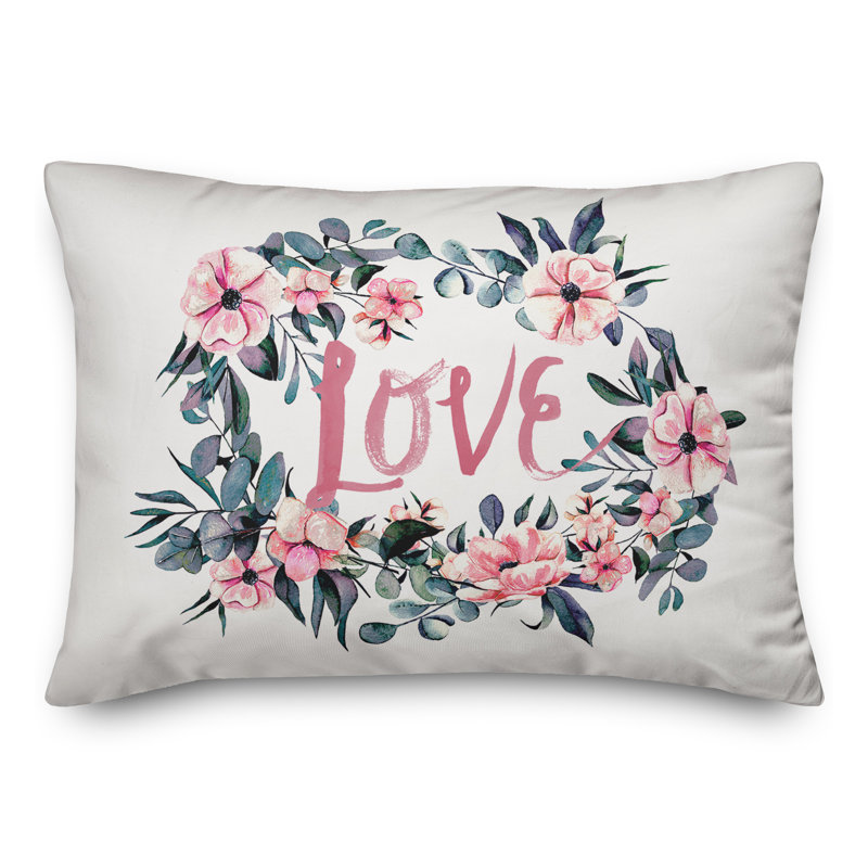  Coussin lombaire Love Wreath