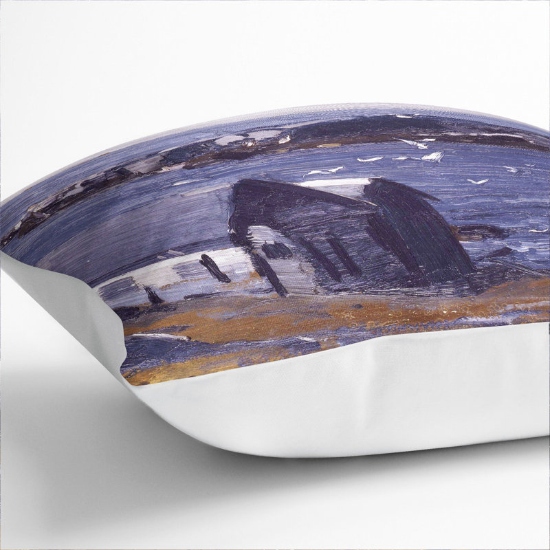 Square Cushion, 55cm H x 55cm W x 20cm D, White