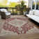 Machine Washable Indoor/Outdoor Cicel ACN1151 Garnet Rug