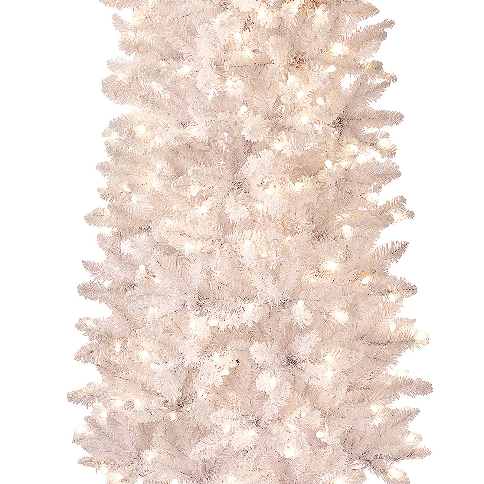 Peake Pencil 7.5' Pre-Lit Spruce Christmas Tree