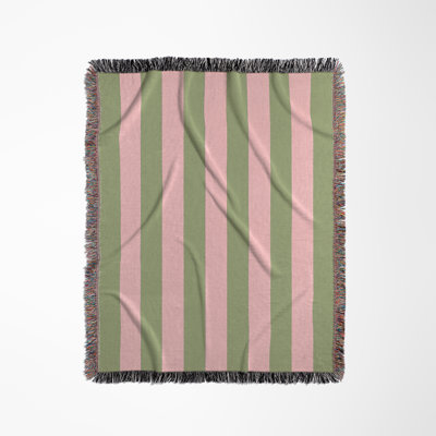 Cassian Abstract Cotton Blend Blanket Throw