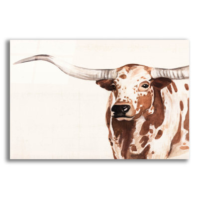 Art mural en verre «Sp Spot Steer 2» par Annie Warren