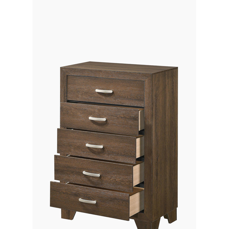Commode à finition chêne Miquell