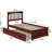 Bouldin Solid Wood Platform Bed with Panel Footboard and Roll Out Trundle-725073682-725073680
