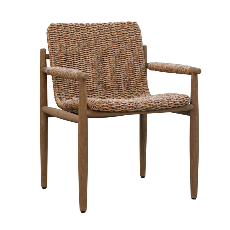 Uttermost Sumba Golden Flax Outdoor Lounge Chair
