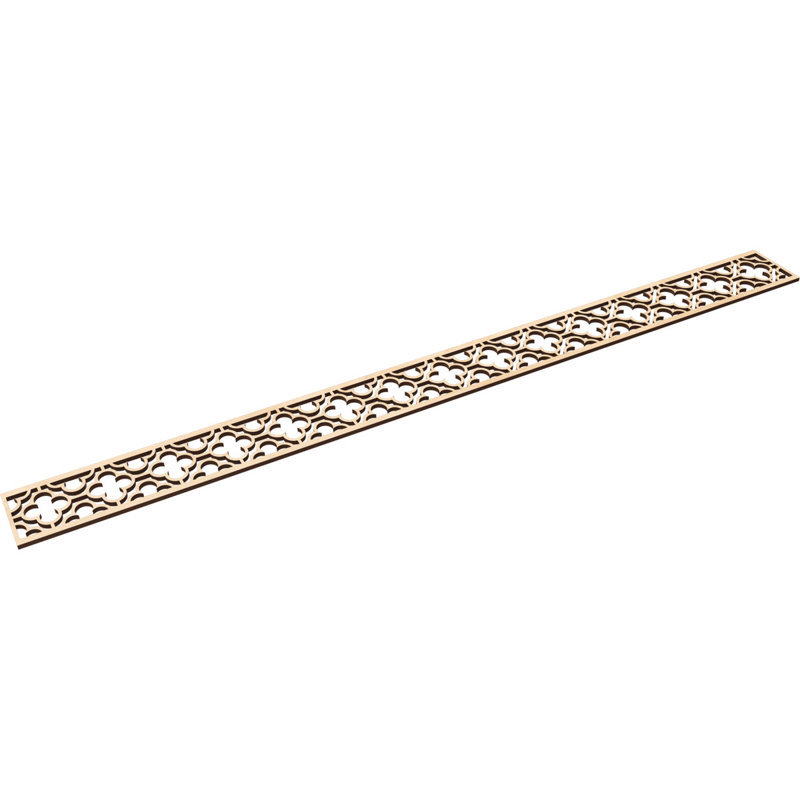 Moulure de Chicago, Bouleau, H 4 po x l 46,375 po x P 0,25 po