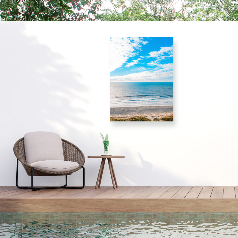 Toile d'extérieur Life Beautifulee Ocean Sky River, H 24 po x l 18 po
