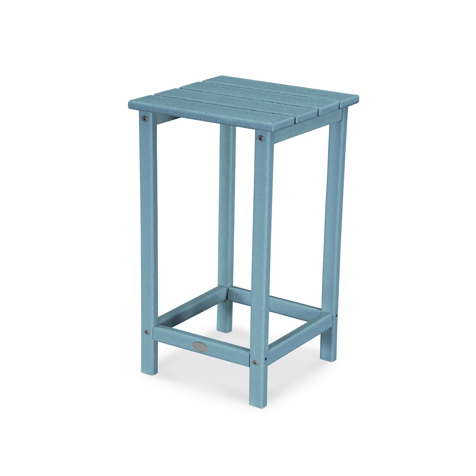 POLYWOOD® Long Island 15" Patio Side Table, Aruba
