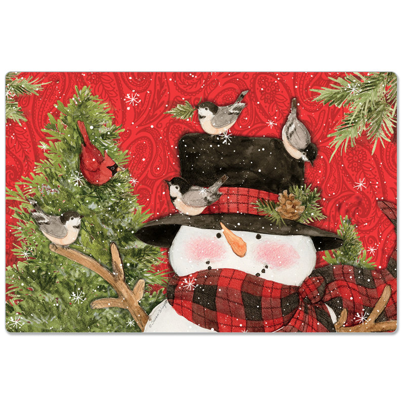 Paillasson 30 po x 20 po snowman