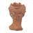 D7X11" Visage Head Bust Planter For Patio Backyard, Brown-1074391870