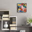  «Freeway 6» par Cheryl Warrick, art mural en verre acrylique, 12 po x 12 po