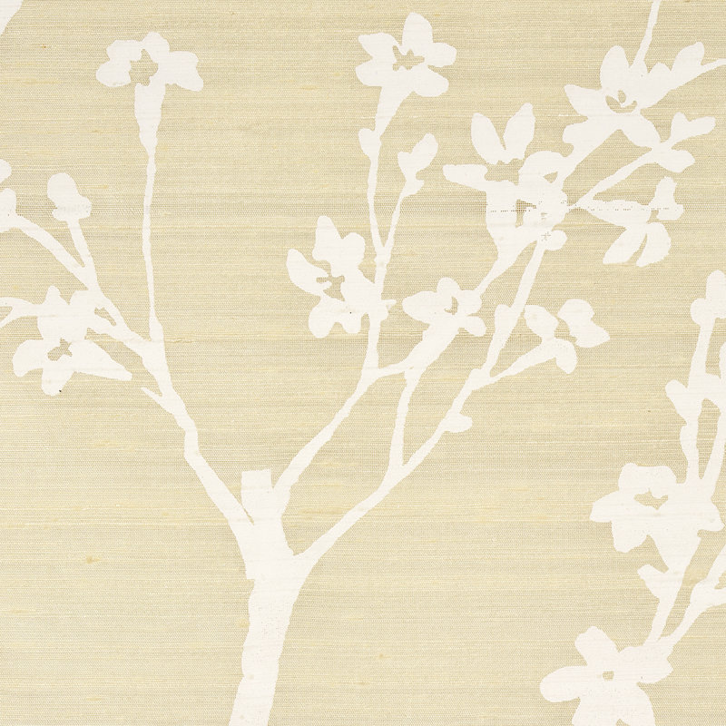 Twiggy Silk Fabric, Champagne